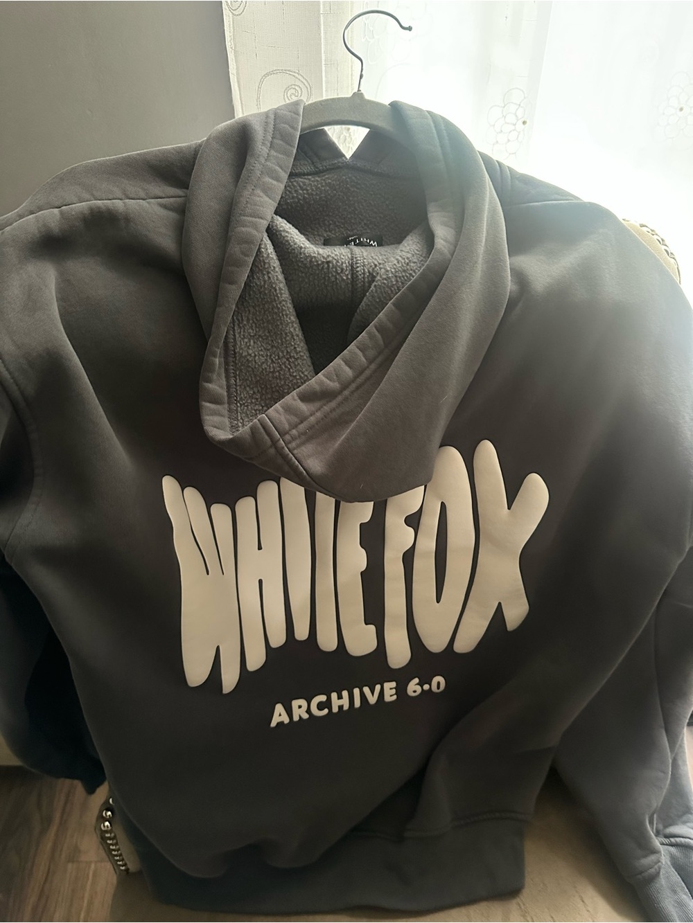 White FOX Archive 6:0 Charcoal Graphic Hoodie